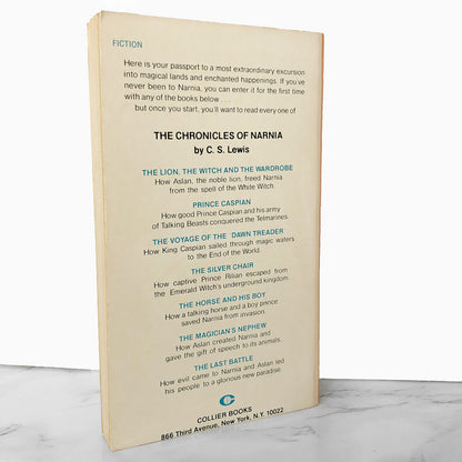 The Last Battle by C.S. Lewis [1978 PAPERBACK] • Collier • Chronicles of Narnia #7