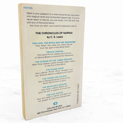 The Last Battle by C.S. Lewis [1970 PAPERBACK] • Collier • Chronicles of Narnia #7