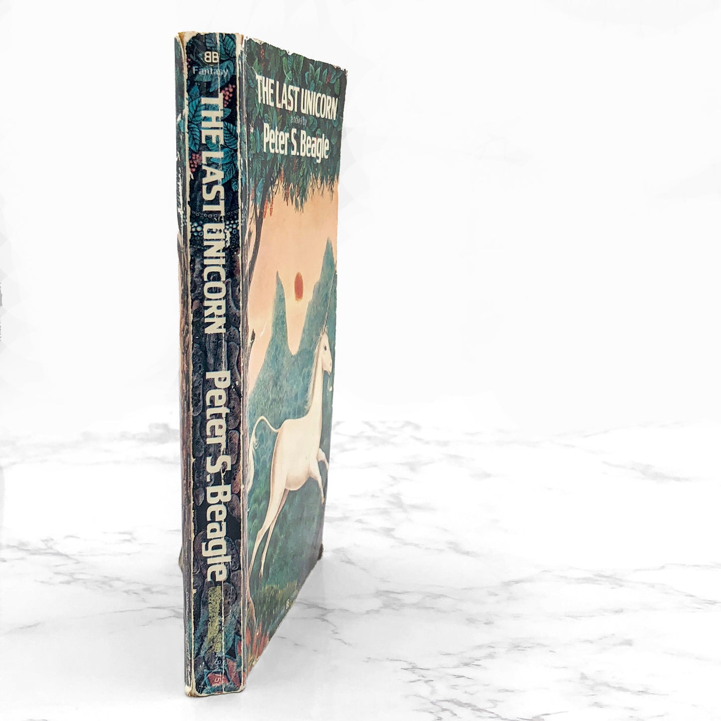 The Last Unicorn by Peter S. Beagle [FIRST PAPERBACK EDITION] 1976 • Ballantine
