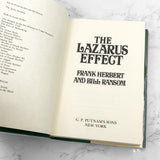 The Lazarus Effect by Frank Herbert & Bill Ransom [FIRST EDITION] 1983 • G.P. Putnam's Sons