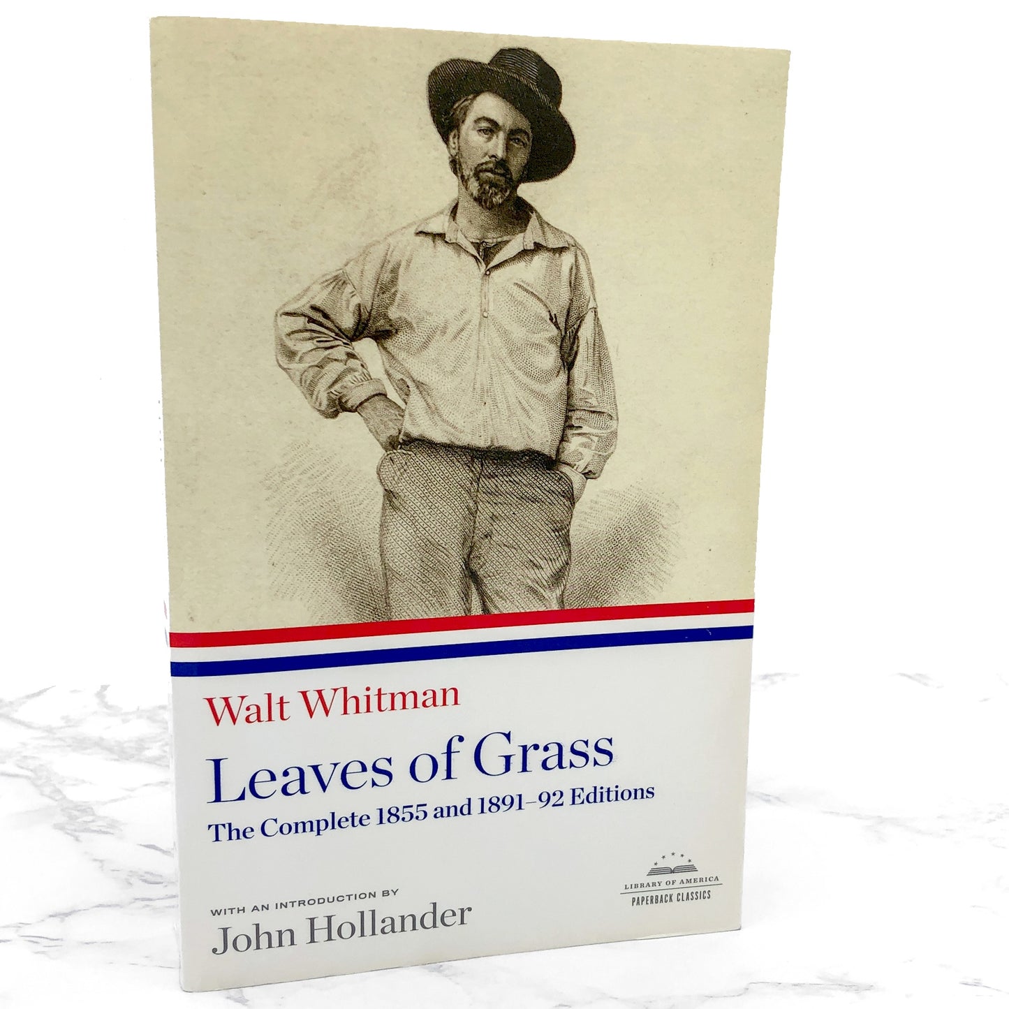 Leaves of Grass: The Complete 1855 & 1891-92 Editions by Walt Whitman [TRADE PAPERBACK] 2011 • Library of America