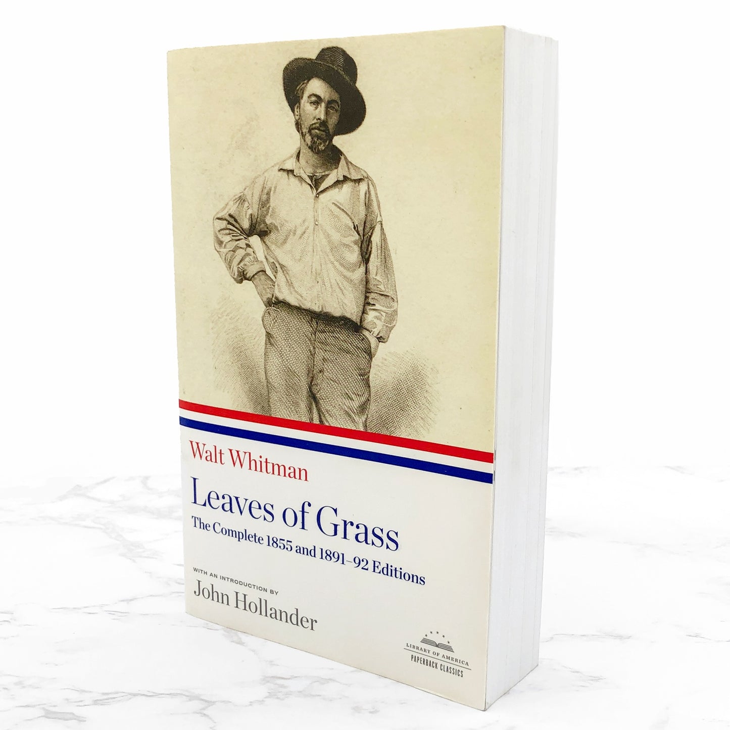 Leaves of Grass: The Complete 1855 & 1891-92 Editions by Walt Whitman [TRADE PAPERBACK] 2011 • Library of America