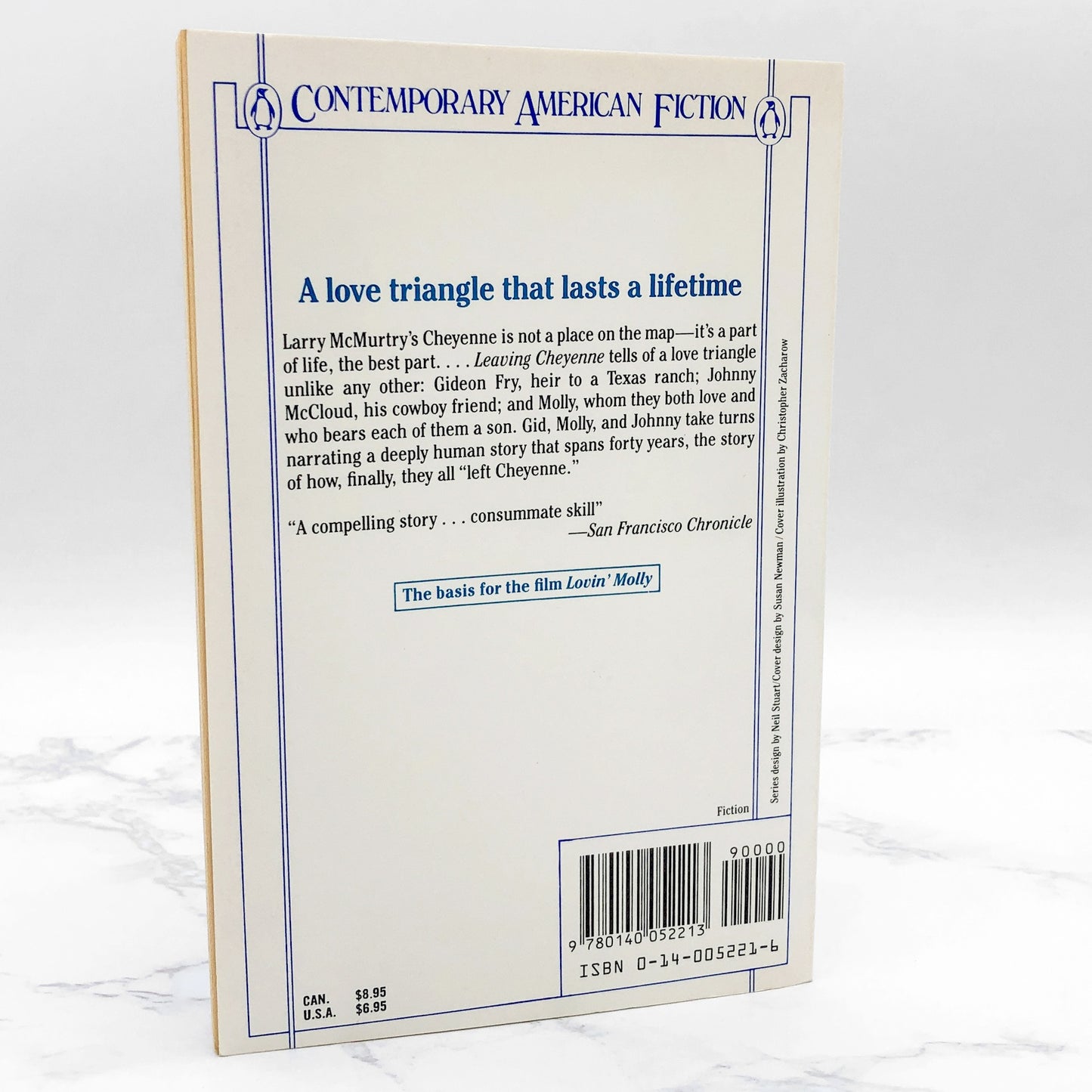 Leaving Cheyenne by Larry McMurtry [TRADE PAPERBACK] 1987 • Penguin