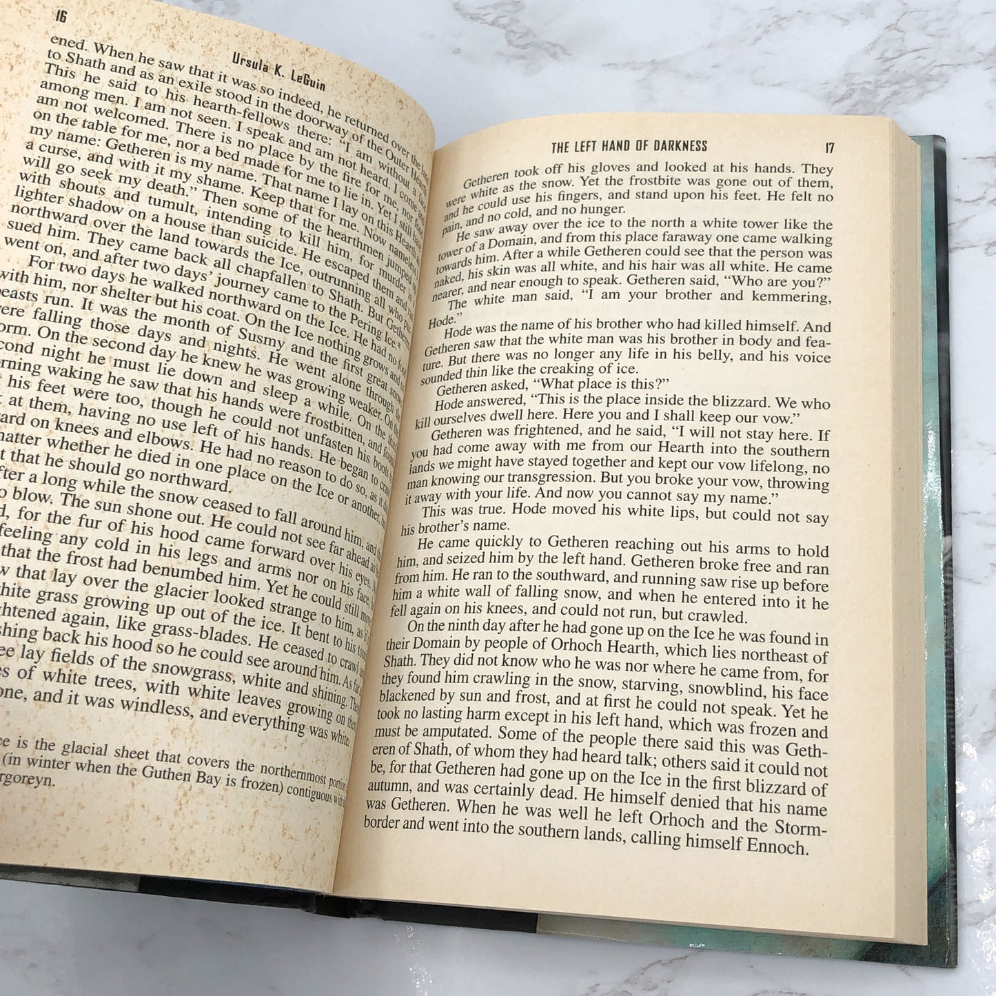 The Left Hand of Darkness by Ursula K. Le Guin [50th ANNIVERSARY EDITION] 2004 • SFBC