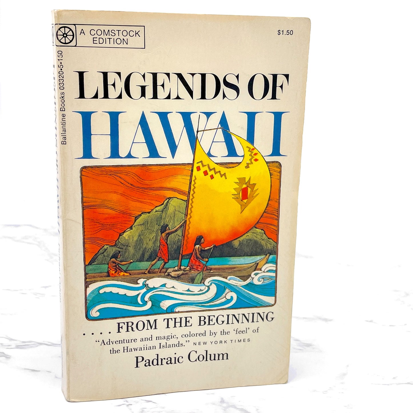 Legends of Hawaii by Padraic Colum [1973 PAPERBACK] • Ballantine