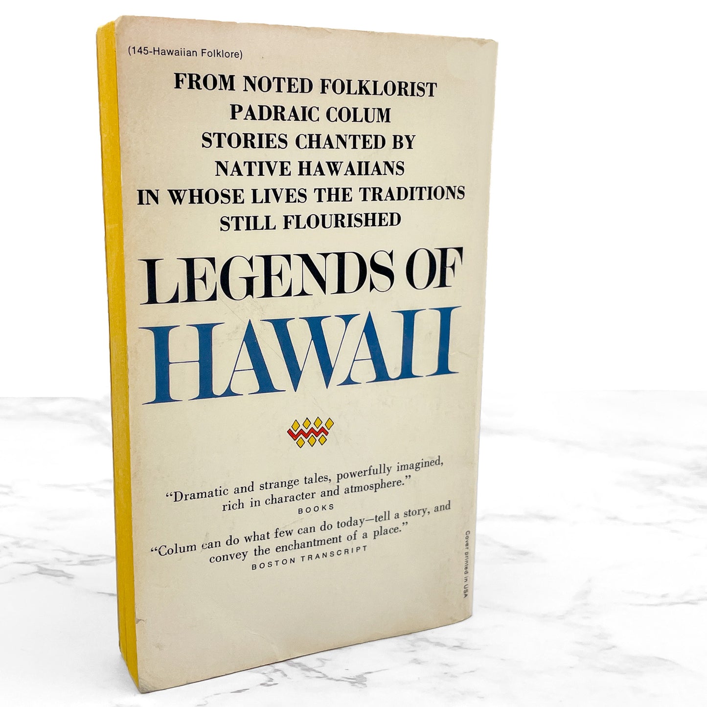 Legends of Hawaii by Padraic Colum [1973 PAPERBACK] • Ballantine