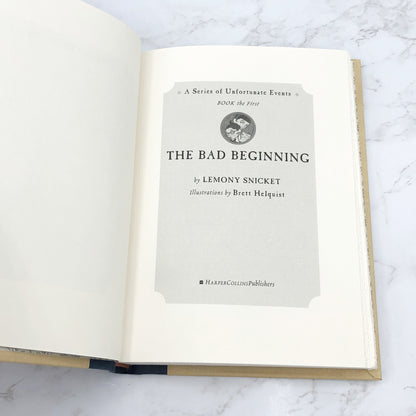 The Bad Beginning by Lemony Snicket [FIRST EDITION] 1999 • A Series of Unfortunate Events #1