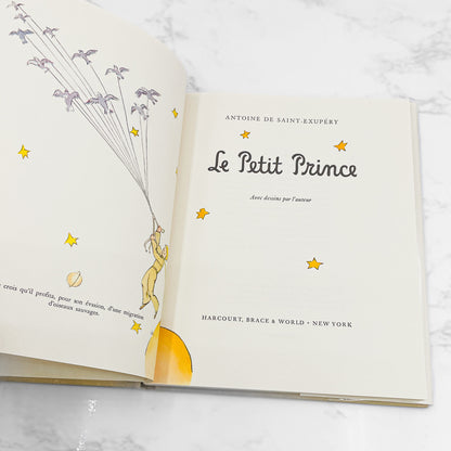 Le Petit Prince (The Little Prince) by Antoine de Saint-Exupéry [FRENCH EDITION HARDCOVER] 11th Print • 1971 • Harcourt Brace & World