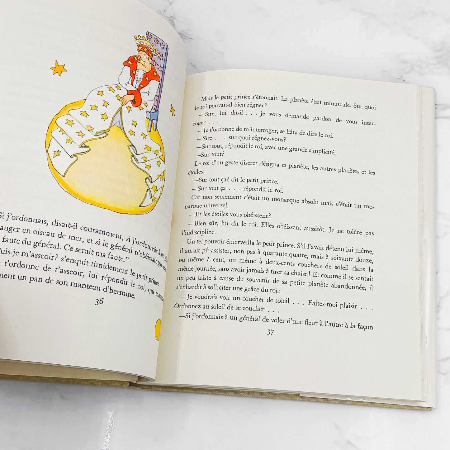 Le Petit Prince (The Little Prince) by Antoine de Saint-Exupéry [FRENCH EDITION HARDCOVER] 11th Print • 1971 • Harcourt Brace & World