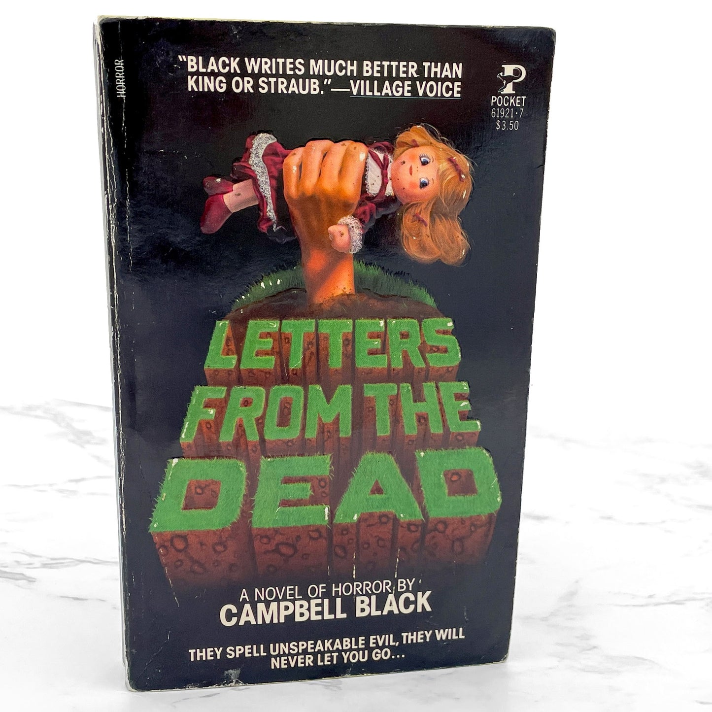 Letters from the Dead by Campbell Black [FIRST PAPERBACK PRINTING] 1986 • Pocket Horror