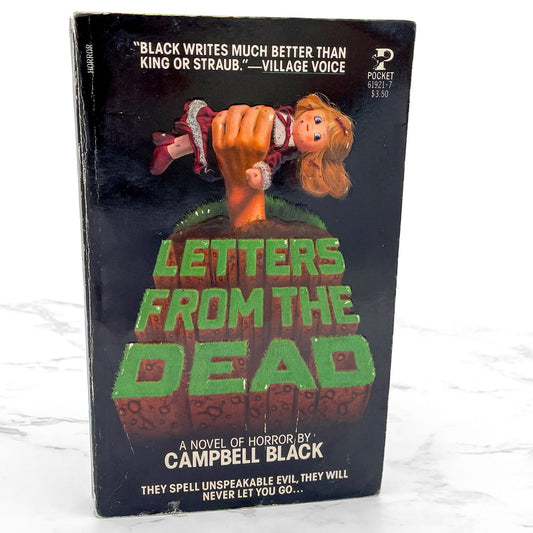 Letters from the Dead by Campbell Black [FIRST PAPERBACK PRINTING] 1986 • Pocket Horror