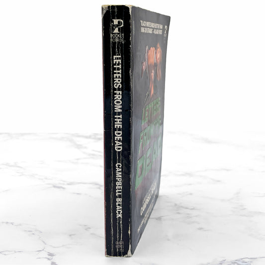 Letters from the Dead by Campbell Black [FIRST PAPERBACK PRINTING] 1986 • Pocket Horror