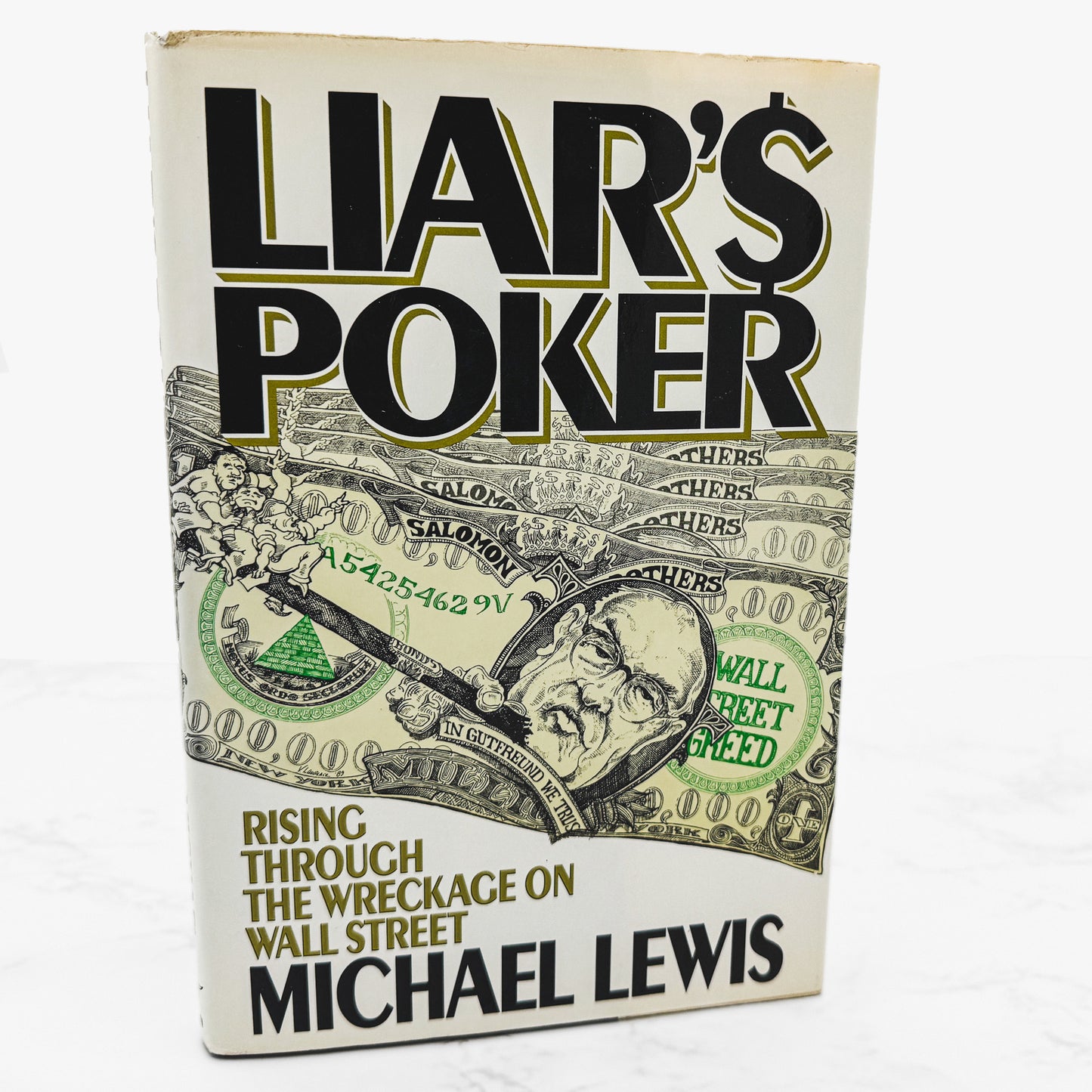 Liar's Poker by Michael Lewis [FIRST EDITION] 1989 • W.W. Norton & Company