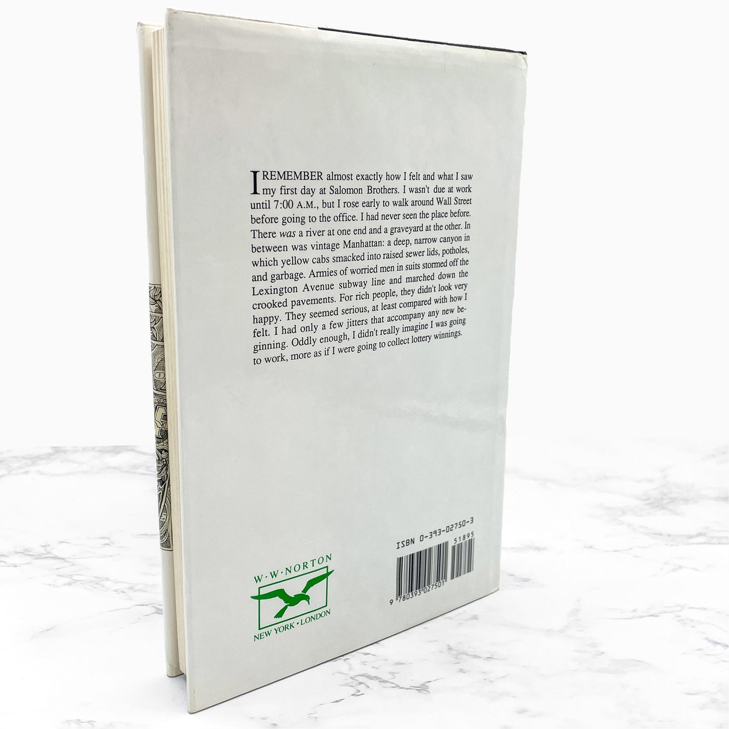 Liar's Poker by Michael Lewis [FIRST EDITION] 1989 • W.W. Norton & Company