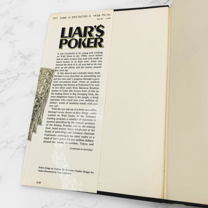 Liar's Poker by Michael Lewis [FIRST EDITION] 1989 • W.W. Norton & Company