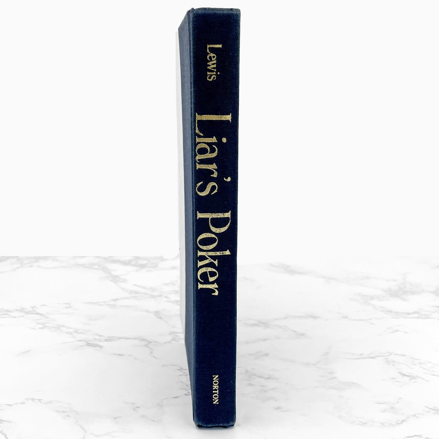 Liar's Poker by Michael Lewis [FIRST EDITION] 1989 • W.W. Norton & Company