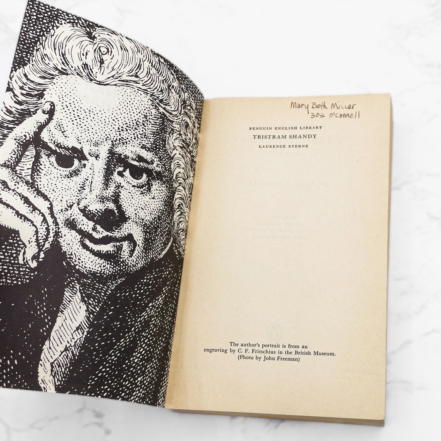 The Life and Opinions of Tristram Shandy by Laurence Sterne [U.K. PAPERBACK] 1970 • Penguin