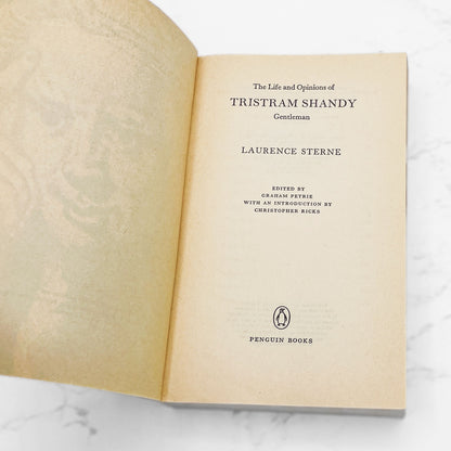 The Life and Opinions of Tristram Shandy by Laurence Sterne [U.K. PAPERBACK] 1970 • Penguin