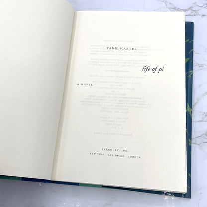 Life of Pi by Yann Martel [FIRST EDITION] 2001 • Harcourt