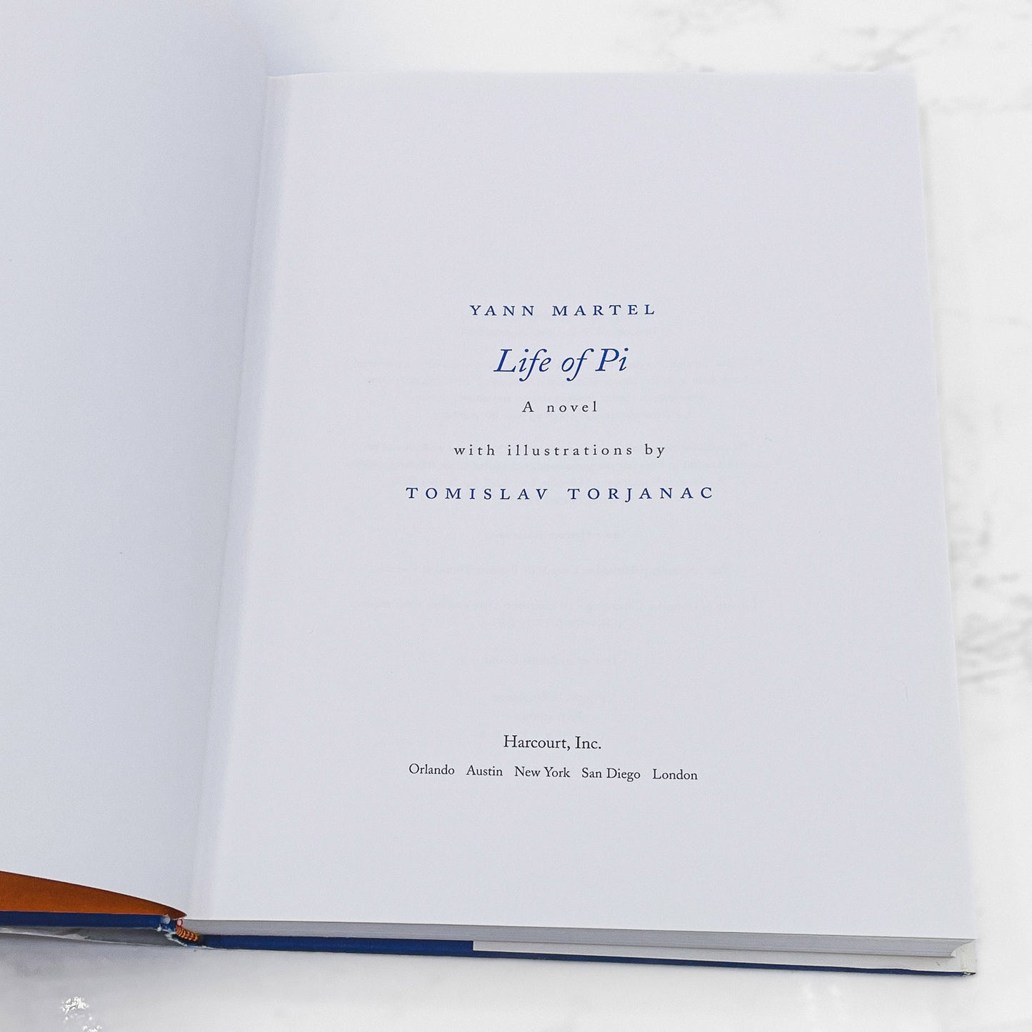 Life of Pi by Yann Martel & Tomislav Torjanac [DELUXE ILLUSTRATED EDITION] 2007 • Harcourt