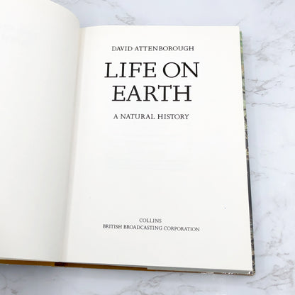 Life on Earth by David Attenborough [U.K. FIRST EDITION] 1979 • Collins