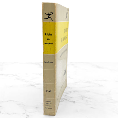 Light in August by William Faulkner [TRADE PAPERBACK] 1959 • The Modern Library