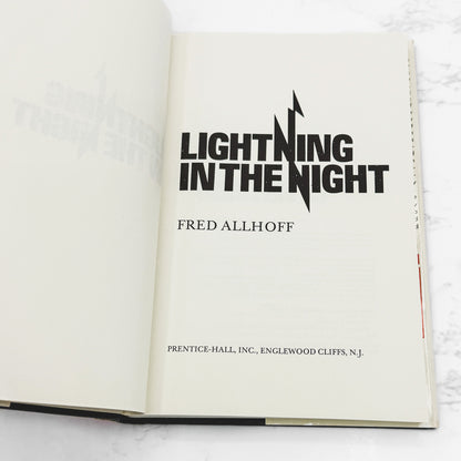 Lightning in the Night by Fred Allhoff [U.S. FIRST EDITION • FIRST PRINTING] 1979 • Prentice-Hall