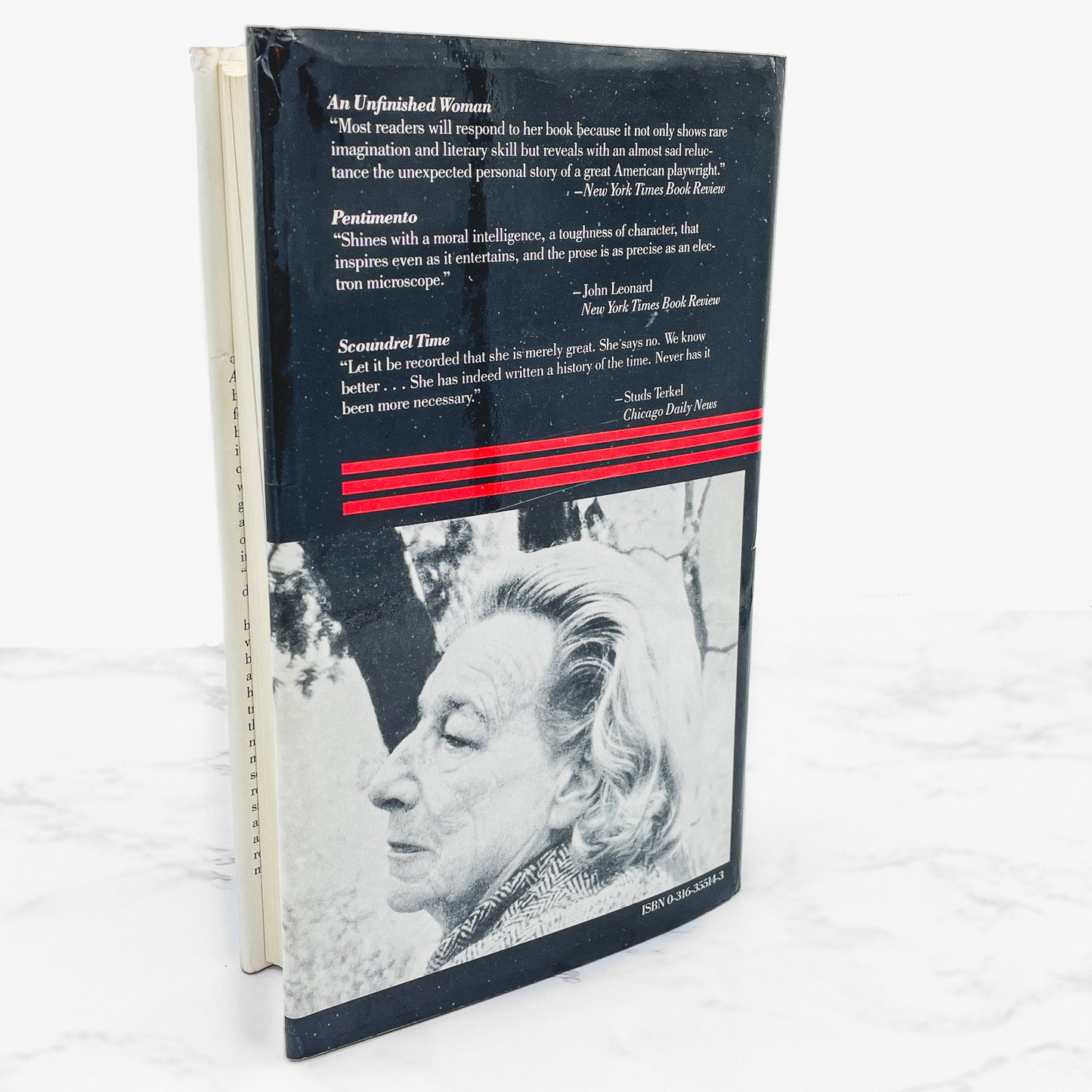 Three by Lillian Hellman (An Unfinished Woman, Pentimento, Scoundrel Time) [FIRST EDITION] 1979