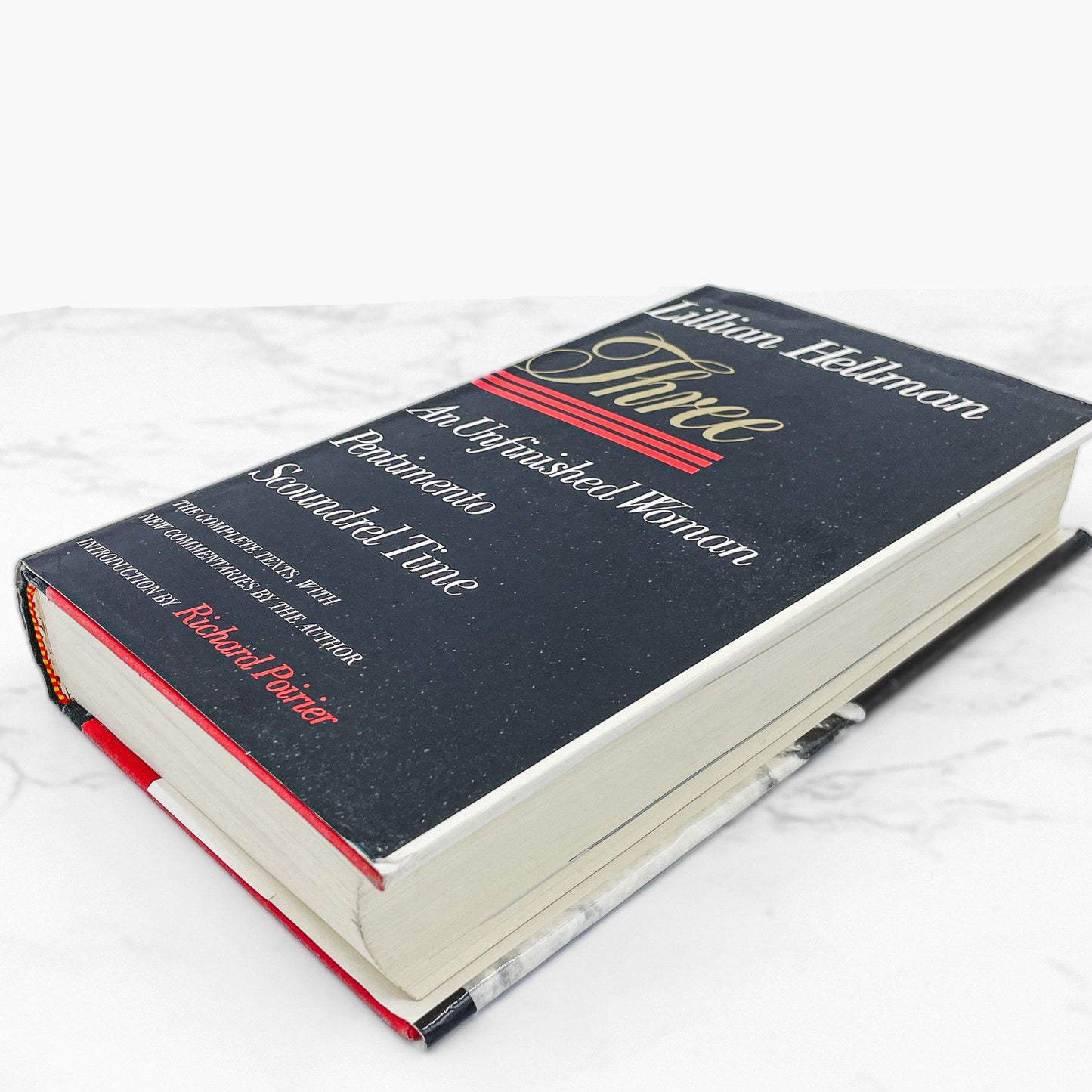 Three by Lillian Hellman (An Unfinished Woman, Pentimento, Scoundrel Time) [FIRST EDITION] 1979