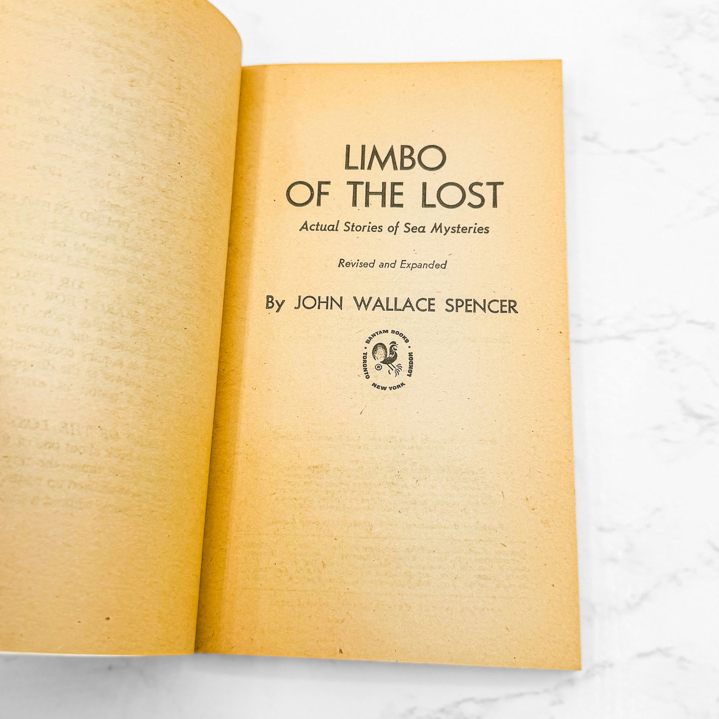 Limbo of the Lost by John Wallace Spencer [FIRST PAPERBACK EDITION] 1973 • Bantam