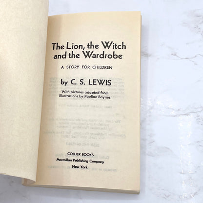 The Lion, The Witch & The Wardrobe by C.S. Lewis [1970 PAPERBACK] • Collier