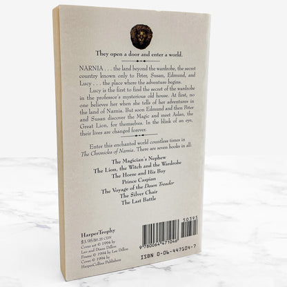 The Lion, The Witch & The Wardrobe by C.S. Lewis [1994 PAPERBACK] • Harper Trophy • Chronicles of Narnia