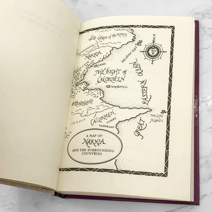 The Lion, The Witch & The Wardrobe by C.S. Lewis [TURTLEBACK HARDCOVER] 1994 • Chronicles of Narnia #2