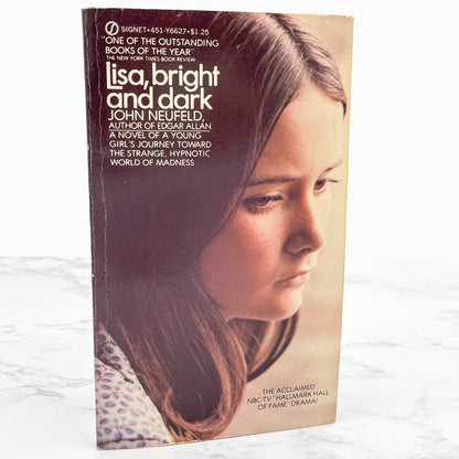 Lisa, Bright and Dark by John Neufeld [1970 PAPERBACK] • Signet