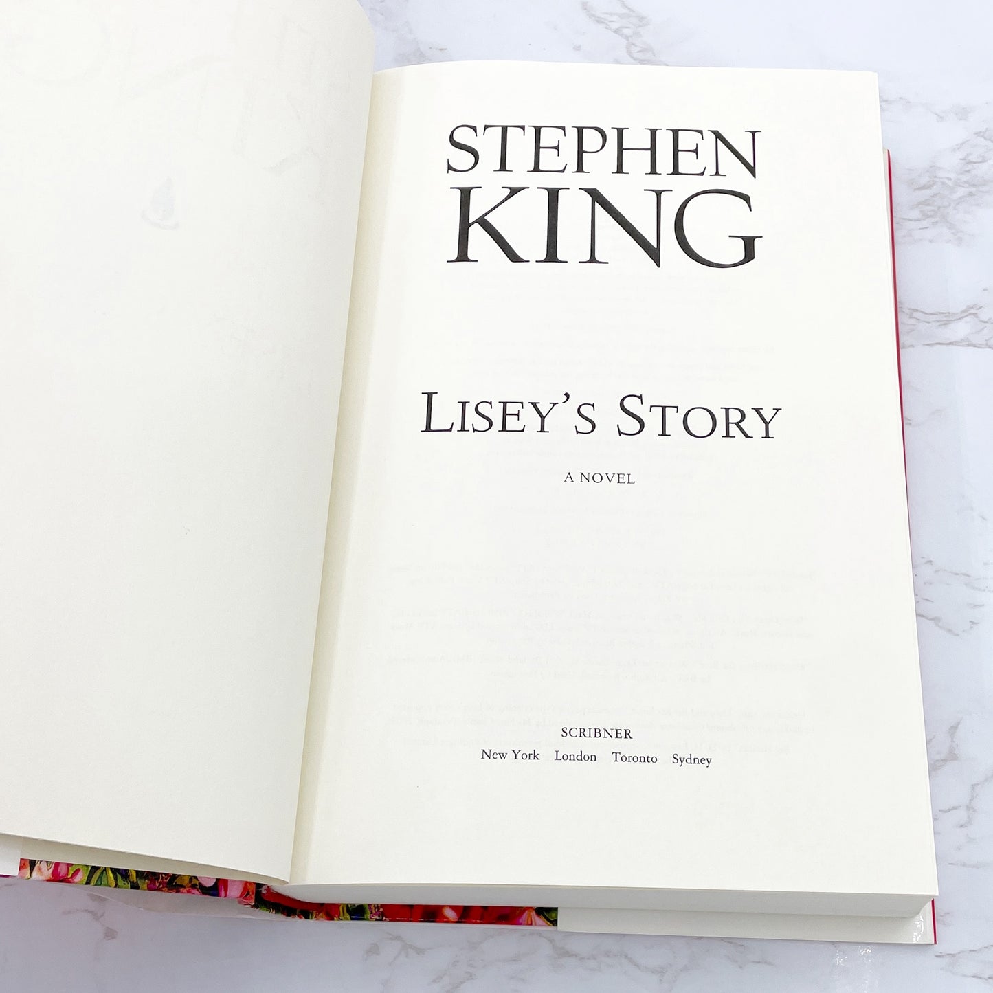 Lisey's Story by Stephen King [FIRST EDITION • FIRST PRINTING] 2006 • Scribner