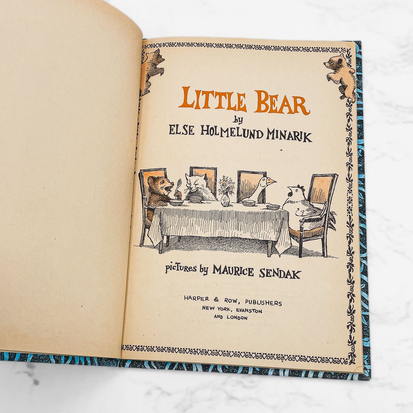 Little Bear by Else Holmelund Minarik & Maurice Sendak [FIRST EDITION] 1957 • Harper & Row