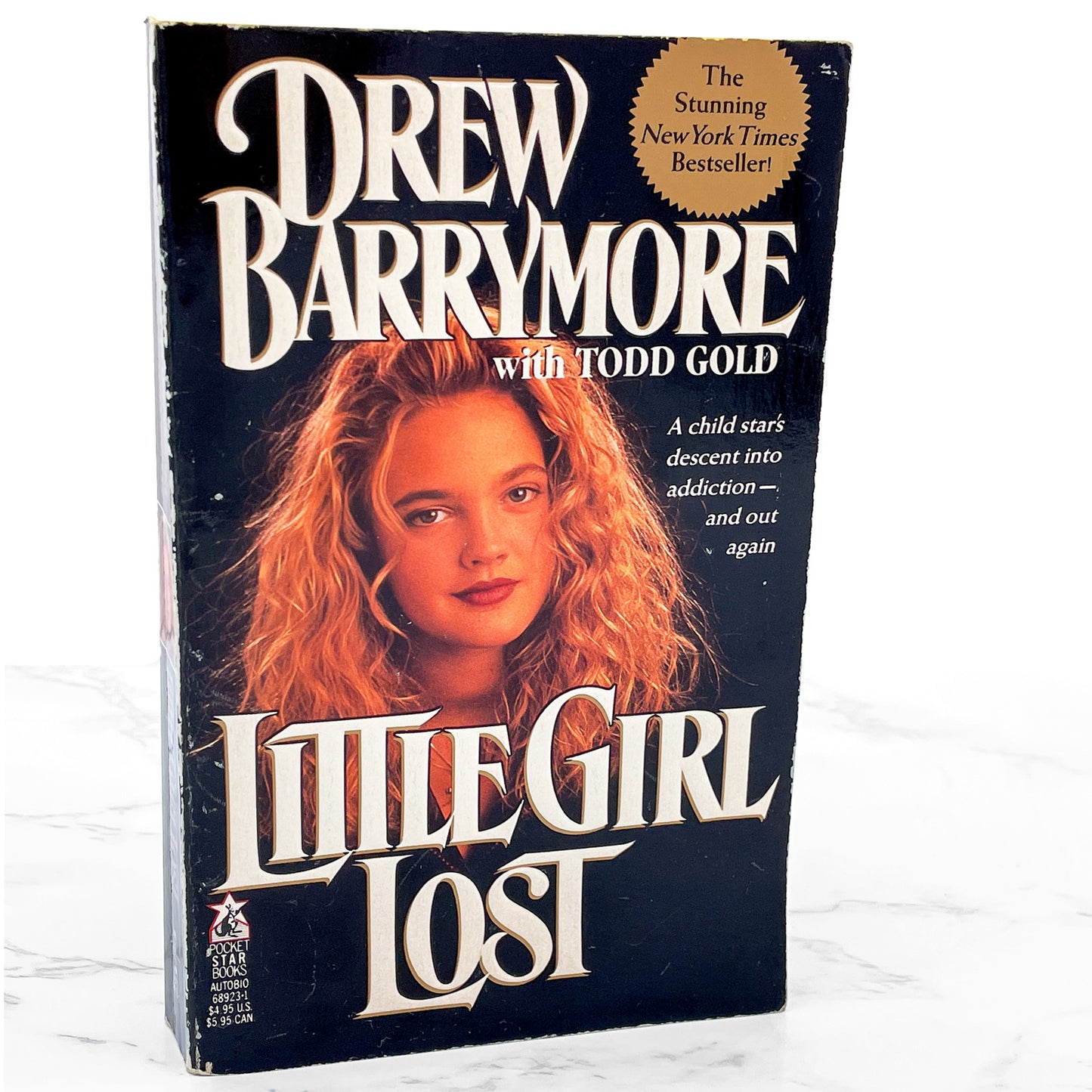 Little Girl Lost by Drew Barrymore w. Todd Gold [FIRST PAPERBACK PRINTING] 1991 • Pocket • Rare OOP!