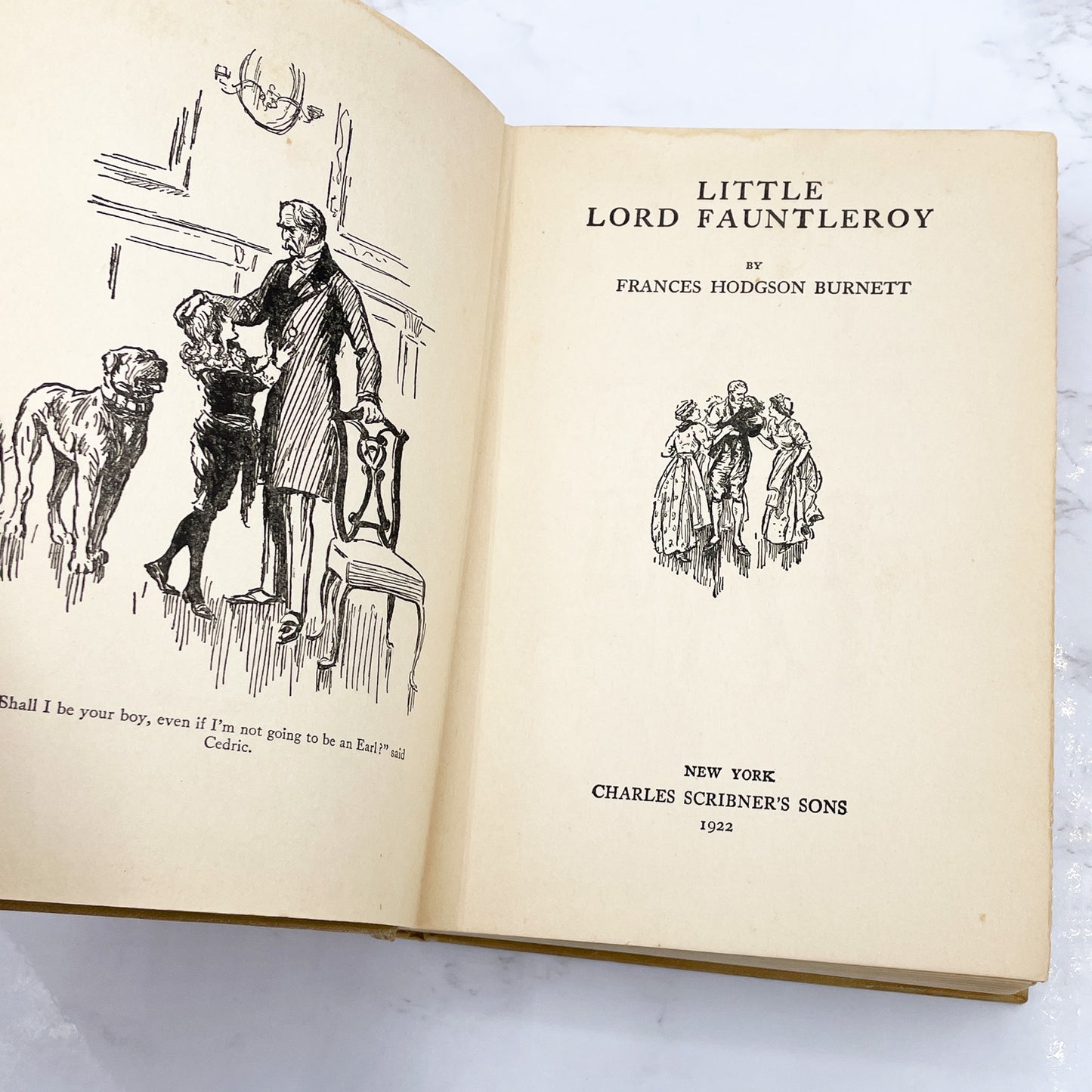 Little Lord Fauntleroy by Frances Hodgson Burnett [ANTIQUE HARDCOVER RE-ISSUE] 1922 • Scribner
