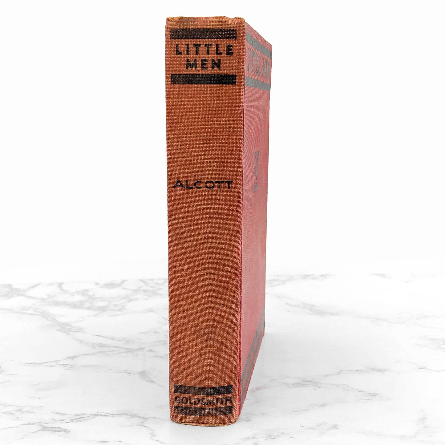 Little Men by Louisa May Alcott [ANTIQUE HARDCOVER] 1931 • Goldsmith Publishing