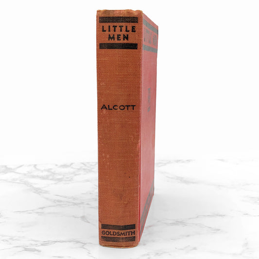 Little Men by Louisa May Alcott [ANTIQUE HARDCOVER] 1931 • Goldsmith Publishing