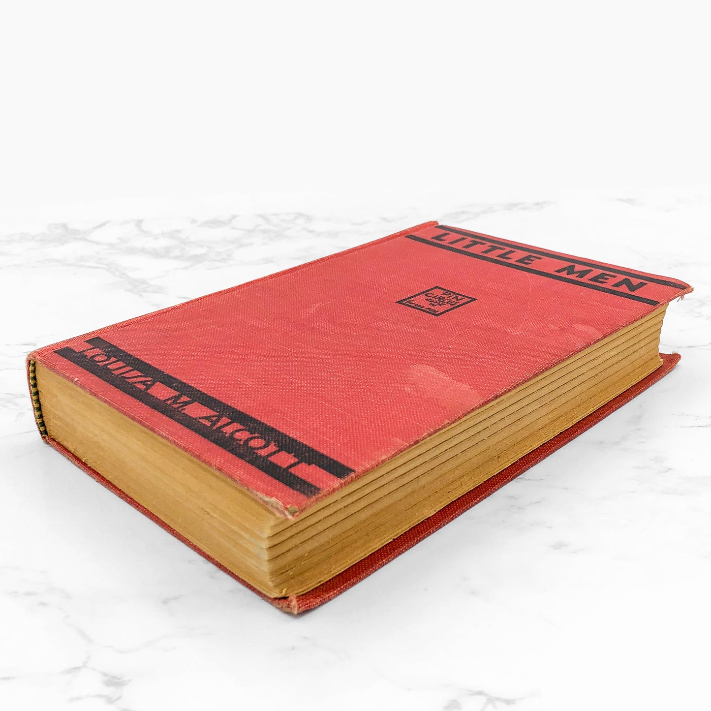 Little Men by Louisa May Alcott [ANTIQUE HARDCOVER] 1931 • Goldsmith Publishing