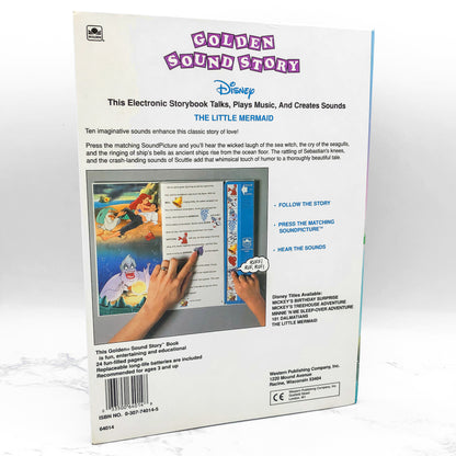 Disney's The Little Mermaid [ELECTRONIC STORYBOOK] • Golden Sound Story • 100% Functional!