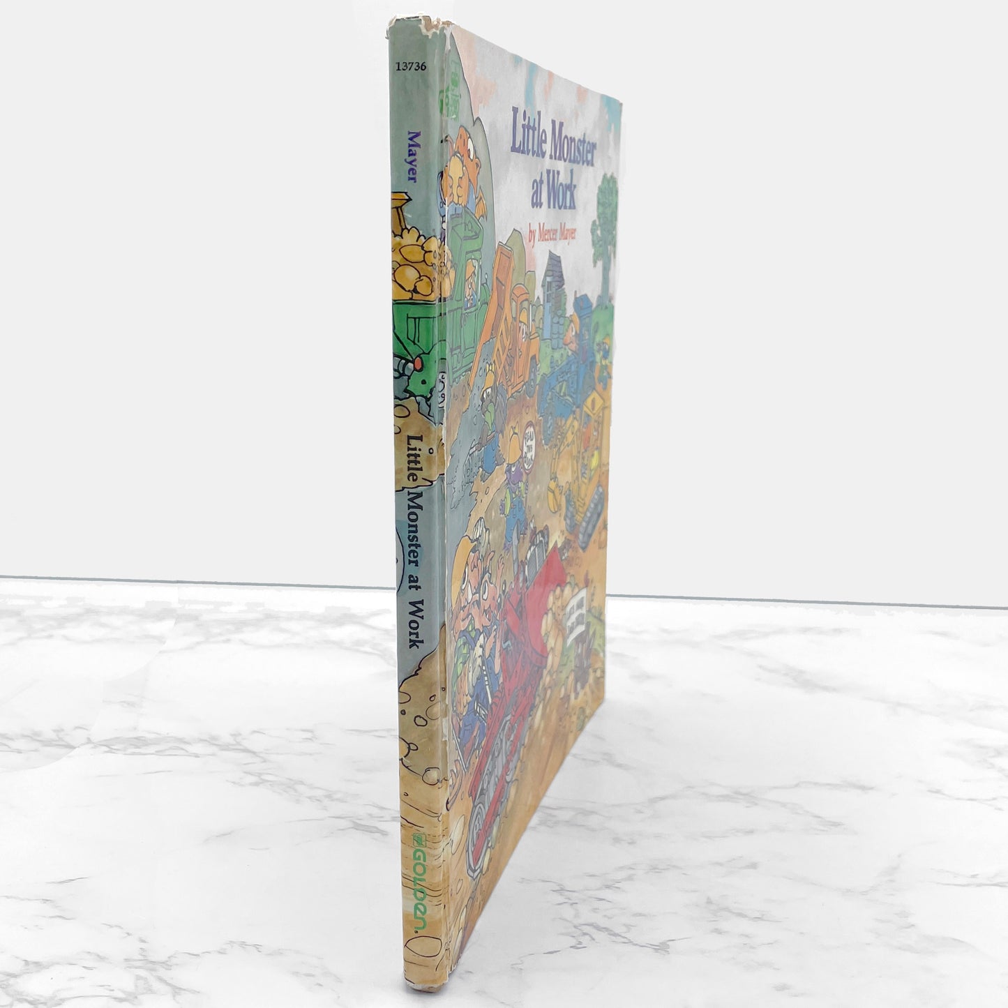 Little Monster at Work by Mercer Mayer [FIRST EDITION] 1978 • Golden Press *See Condition