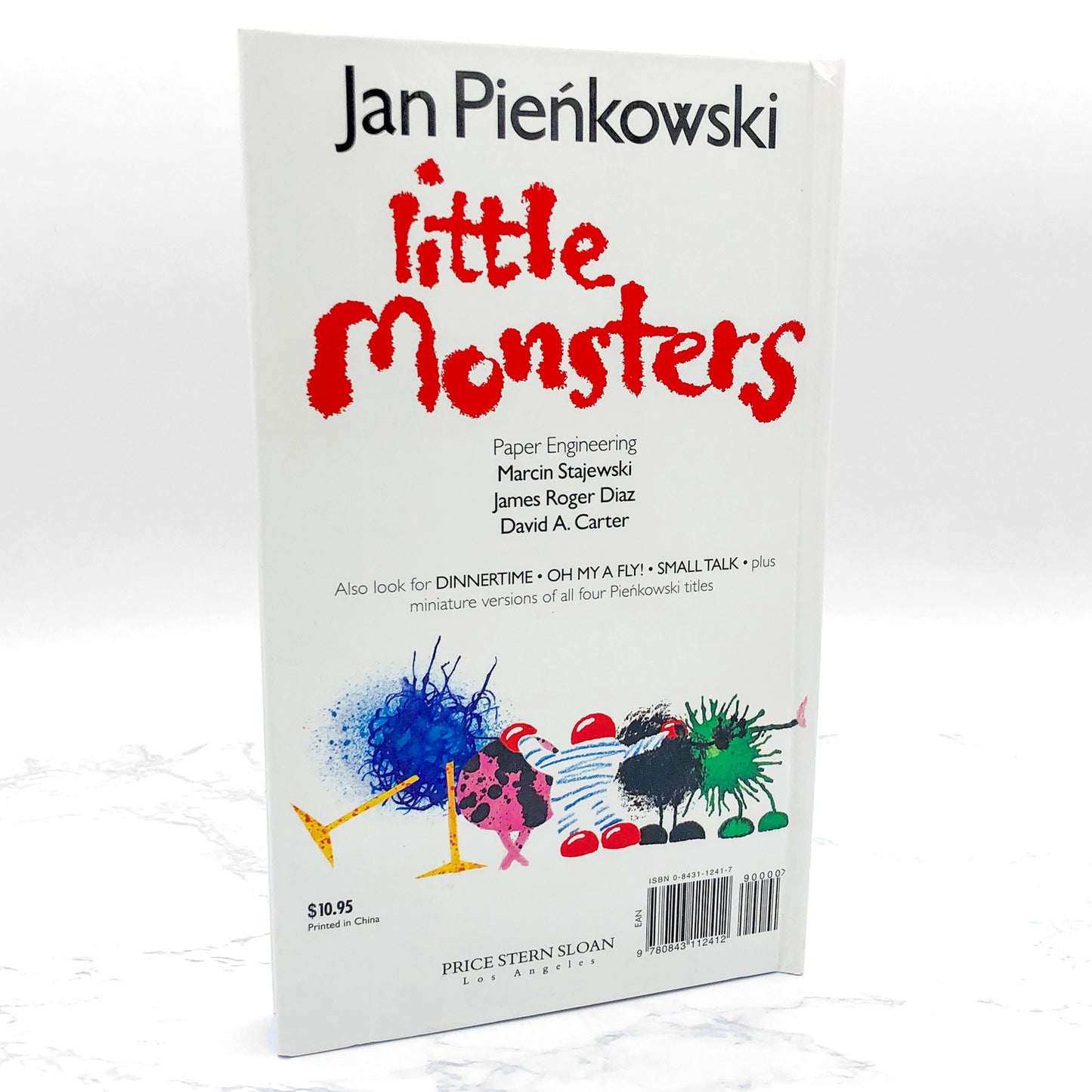 Little Monsters : A Pop-Up Book by Jan Pieńkowski [HARDCOVER RE-ISSUE] 1991 • Price Stern Sloan