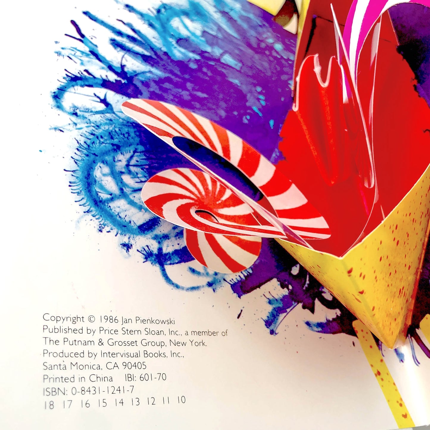 Little Monsters : A Pop-Up Book by Jan Pieńkowski [HARDCOVER RE-ISSUE] 1991 • Price Stern Sloan