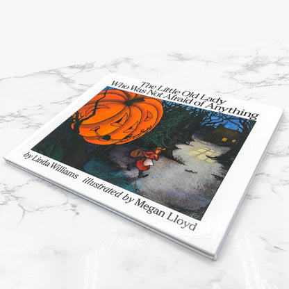 The Little Old Lady Who Was Not Afraid of Anything by Linda Williams & Megan Lloyd [FIRST EDITION] 1986 • Later Printing • HarperCollins