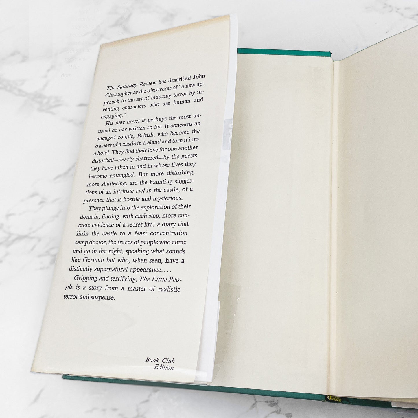 The Little People by John Christopher [FIRST BOOK CLUB EDITION] 1966 • Simon & Schuster