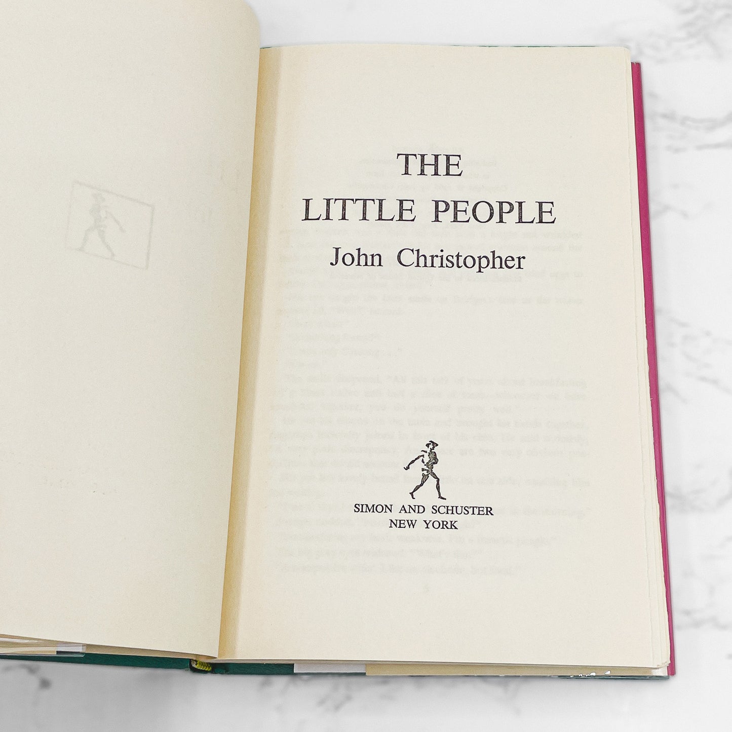The Little People by John Christopher [FIRST BOOK CLUB EDITION] 1966 • Simon & Schuster