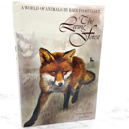 The Living Forest: A World of Animals by Rien Poortvliet [U.S. FIRST EDITION] 1979 • Harry N. Abrams