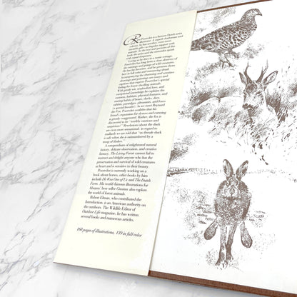 The Living Forest: A World of Animals by Rien Poortvliet [U.S. FIRST EDITION] 1979 • Harry N. Abrams